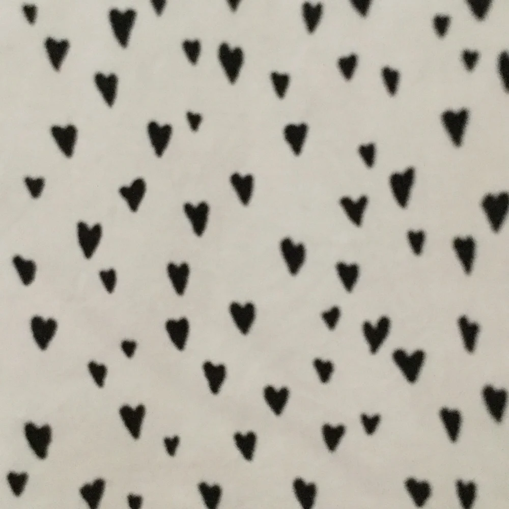 H&M Size 4 Minimal Hearts Off White 3/4sleeves Button down with chest POCKETS! - Picture 5 of 12